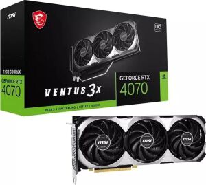Msı GeForce RTX4070 Ventus 3X E1 12G OC 12GB GDDR6X 192Bit DX12 Gaming (Oyuncu) Ekran Kartı
