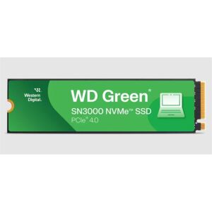 1 TB WD GREEN SN300 PCI-4.0 5000MB/S 4200MB/S M2 SSD WDS100T4G0E
