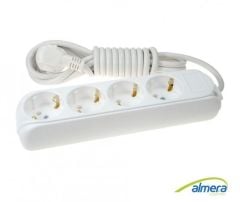 Almera 4lü 3mt Topraklı Priz (9240203)