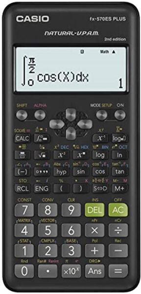 Casio FX-570ES PLUS 2. Versiyon Bilimsel Fonksiyonlu Hesap Makinesi