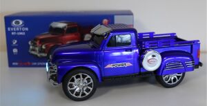 EVERTON RT-1962 Mavi (Blue) Arabalı  Bluetooth Fm-Usb-Tf-Aux Şarjlı Nostaljik Radyo