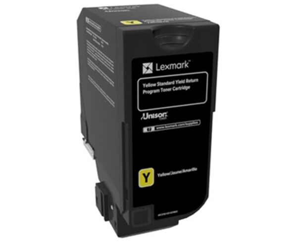 Lexmark 74C5SY0 7.000 Sayfa Yellow Sarı Toner CS720-725 CX725