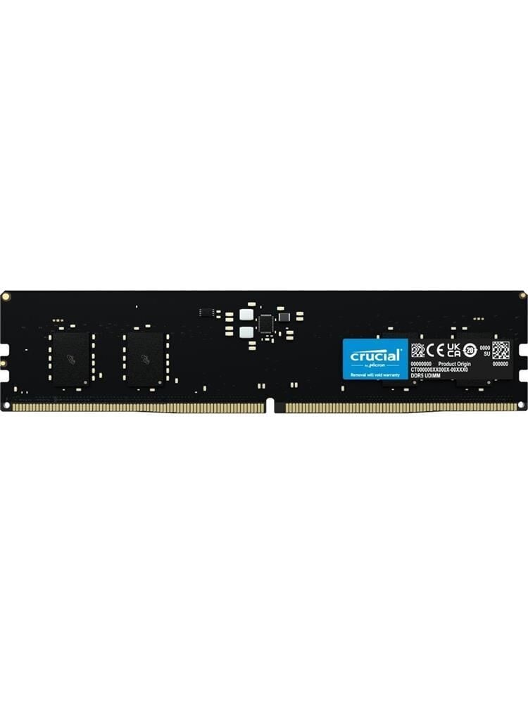 Crucial 16GB DDR5-4800 CL40 CT16G48C40U5 16GB DDR5-4800 CL40 Udımm Pc Ram Bellek