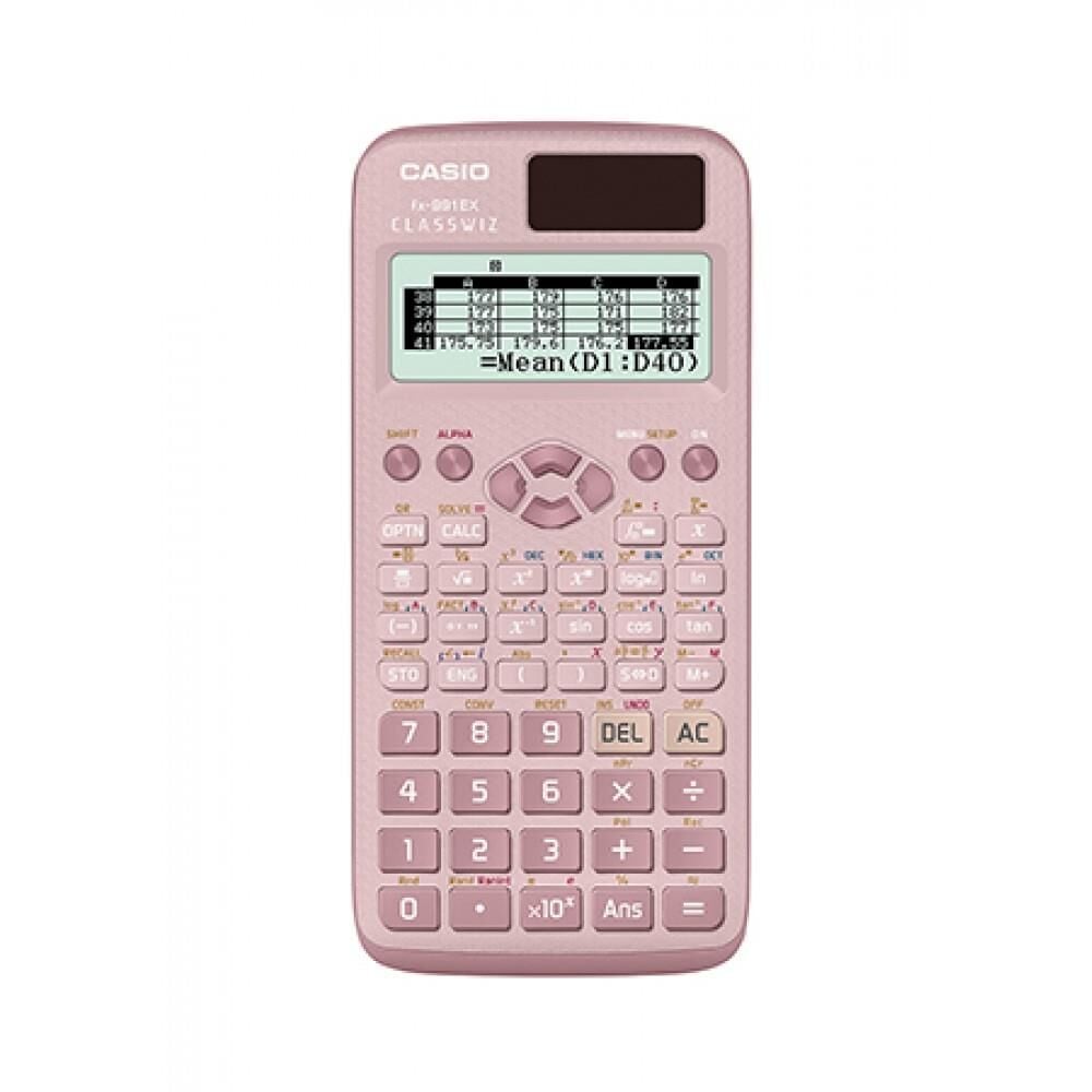 Casio FX-82MS-2-PK-W-DTF Versiyon Bilimsel Pembe Fonksiyonlu Hesap Makinesi
