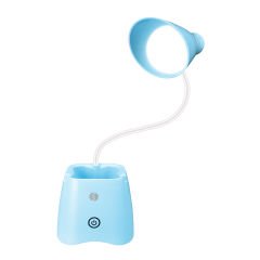 S-link SL-M9052 Mavi 14 Ledli 3V 500mAh Kalemlikli Masa Lambası