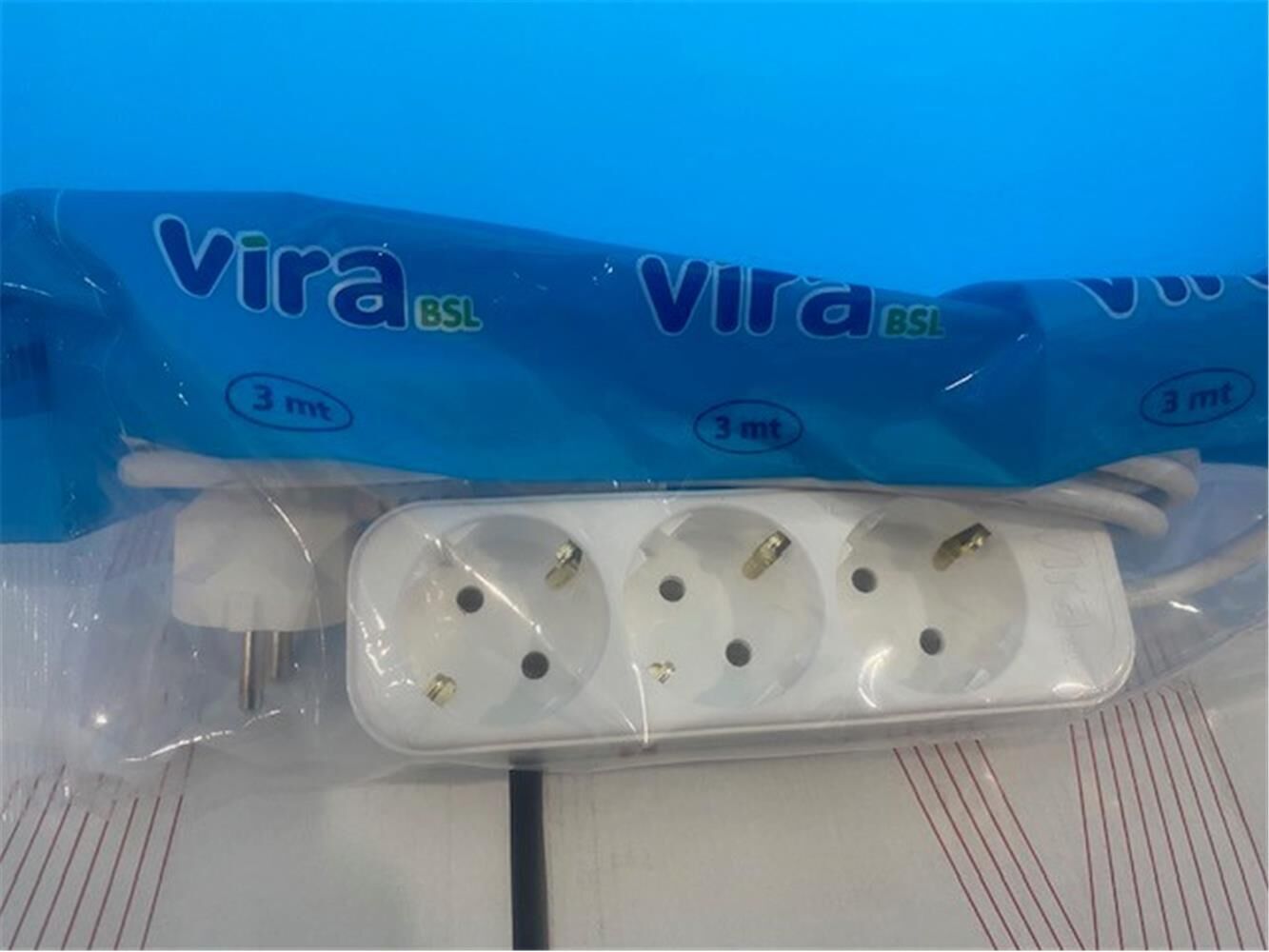 Vira 3lü 5mt Topraklı Priz