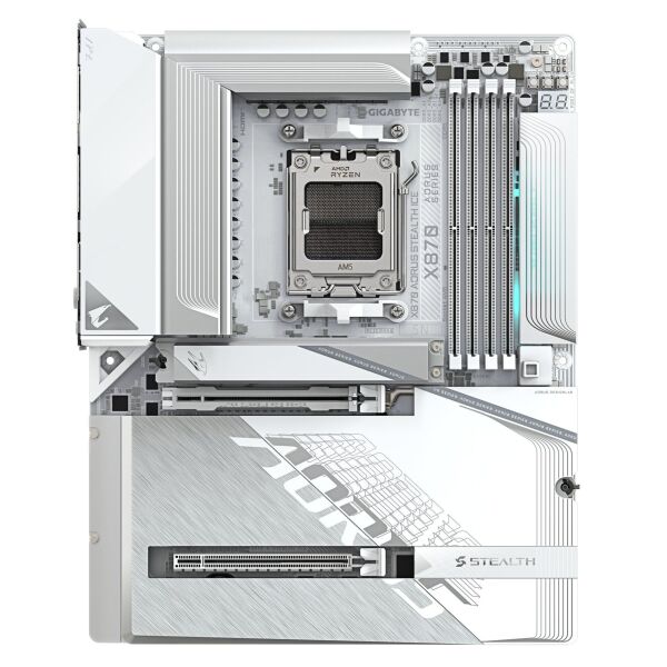 GIGABYTE X870 AORUS STEALTH ICE DDR5 M.2 HDMI DP ATX AM5