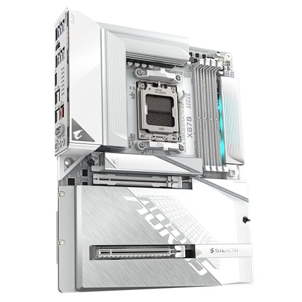 GIGABYTE X870 AORUS STEALTH ICE DDR5 M.2 HDMI DP ATX AM5