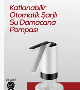 Apache K3 Şarjlı Su Pompası (Usb Şarj Grişi-Şarj Lambası-Paslanmaz Çelik)