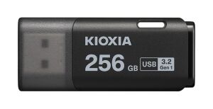 Kioxia 256GB U301 Siyah USB 3.2 Gen 1 Flash Bellek