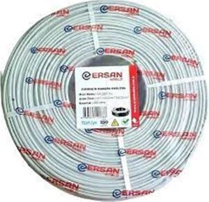 ERSAN ER-2201CU 2+1 1x0,22 mini Coax 2x0,22mm 250 metre CCTV Kamera Kablosu
