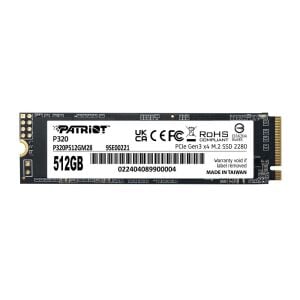 Patriot 512GB P320 3000-2200MB-s NVMe M.2 SSD (P320P512GM28) Ssd Disk