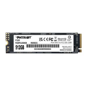 Patriot 512GB P320 3000-2200MB-s NVMe M.2 SSD (P320P512GM28) Ssd Disk