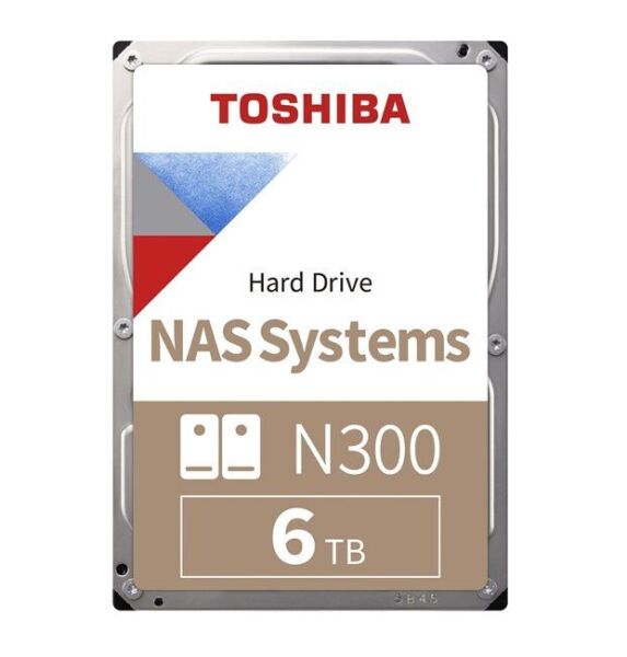 6TB TOSHIBA N300 7200RPM SATA3 512MB MN10ADA600S