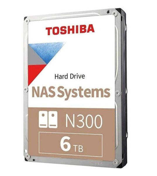 6TB TOSHIBA N300 7200RPM SATA3 512MB MN10ADA600S