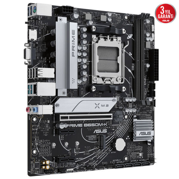 ASUS PRIME B650M-K DDR5 6400+(OC) HDMI VGA M.2 AM5