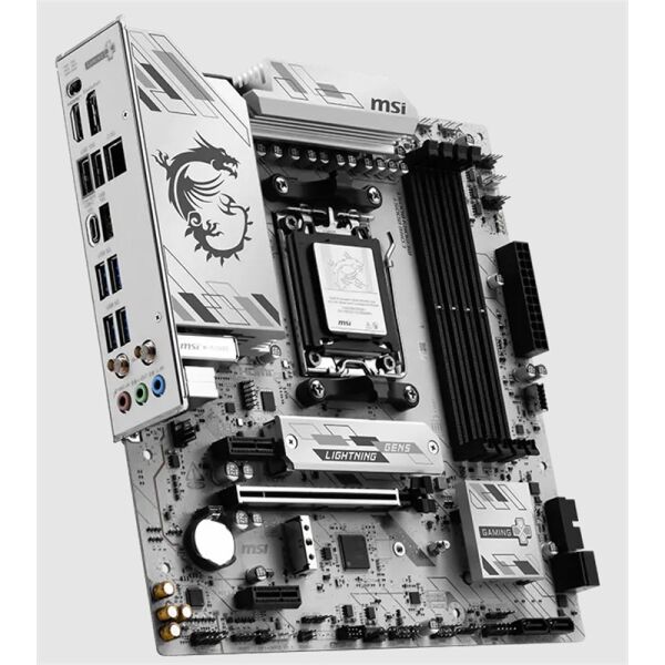 MSI B850M GAMING PLUS WIFI6E AM5 DDR5 8200MHZ(OC) HDMI DP 2X M.2 USB 10GBS 2.5G LAN WI-FI 6E MATX
