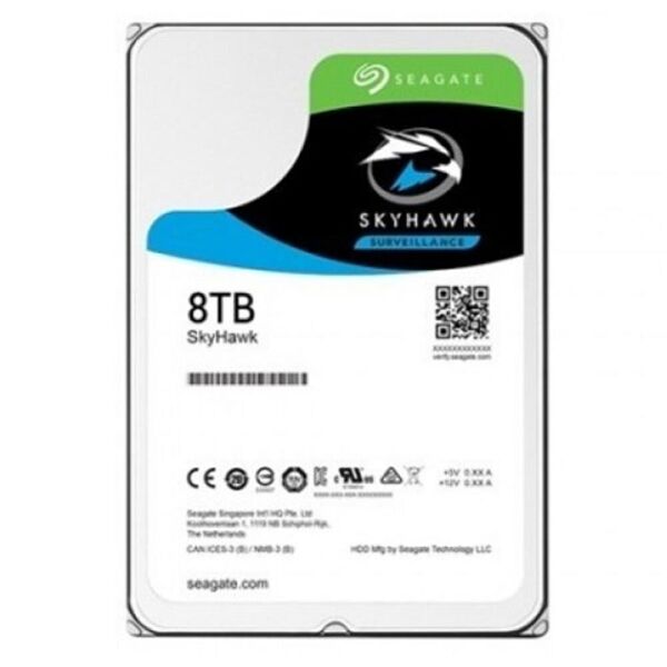 Seagate 8TB ST8000VX010 256 MB Önbellek 5400 RPM 3.5'' 7-24 Güvenlik (Oksid İthalat)