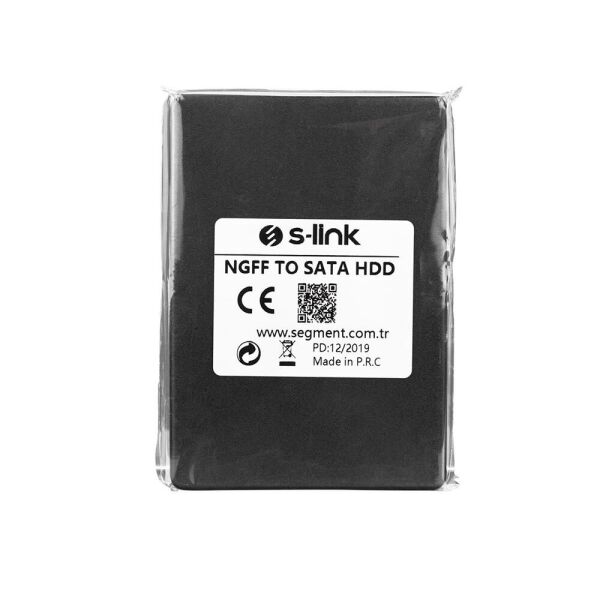 S-link NGFF TO SATA Harici 2.5'' Siyah Hdd Kutusu