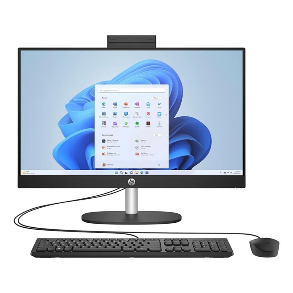 Hp ProOne 240 G10 8T2W7ES i7-1355U 16GB 512SSD WiFi 6 23.8'' FreeDOS Siyah All In One Bilgisayar
