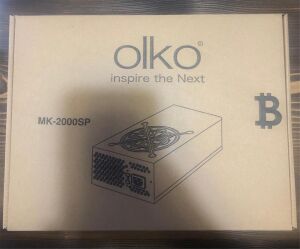 Olko MK-2000SP 2000W 96+ 2 Fanlı Mining Powersuply Kutulu