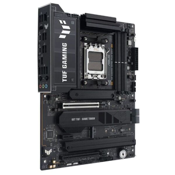 ASUS TUF GAMING X870E-PLUS WIFI7 DDR5 8000MT/S 1XHDMI 2XUSB 4XM.2 ATX AM5 (AMD AM5 9000/8000/7000 SERİLERİ İLE UYUMLU)