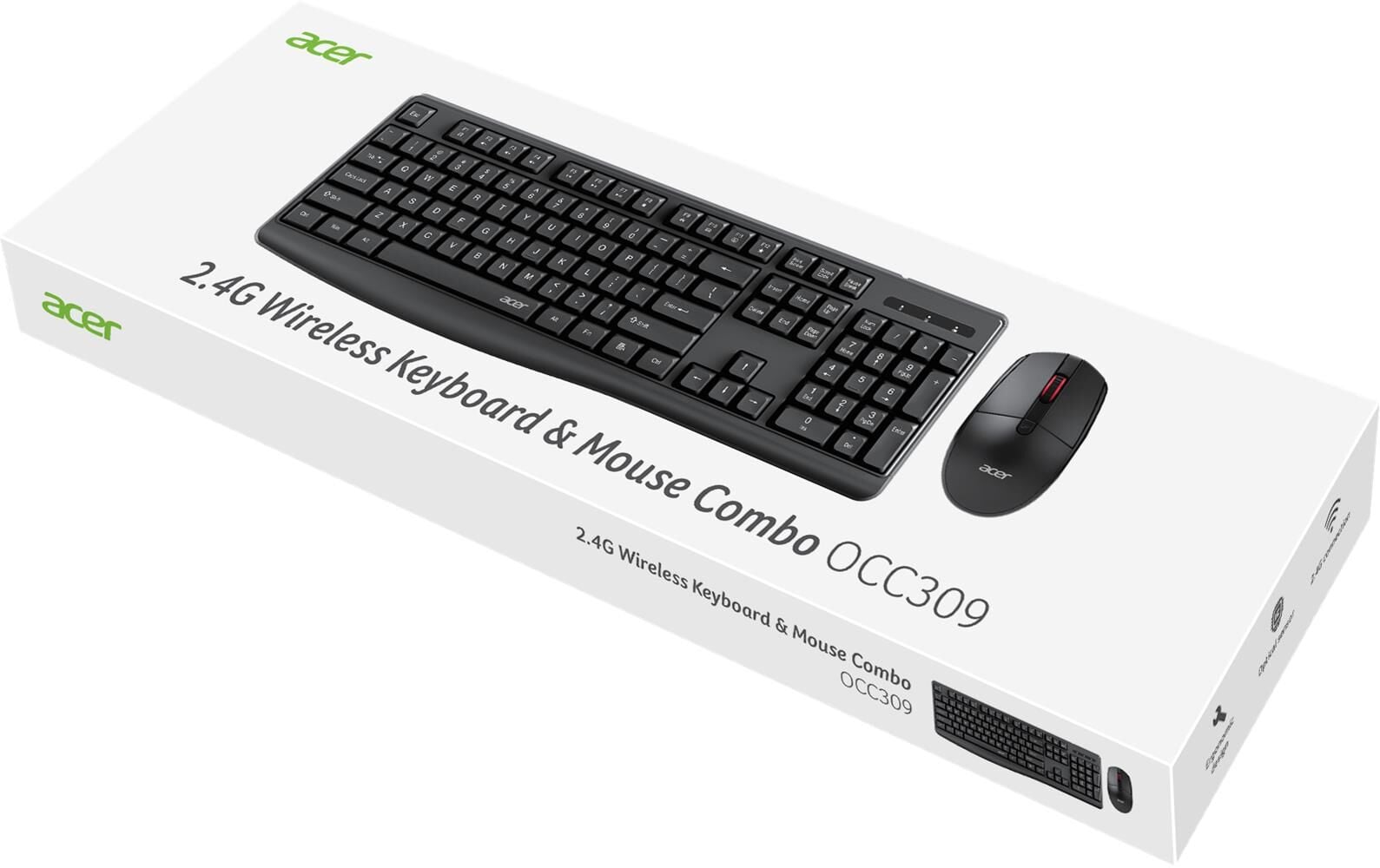 ACER OCC309 BK 2.4 Ghz Kablosuz Klavye+ Mouse set (10mt) ( Num-Lock Tuşu )