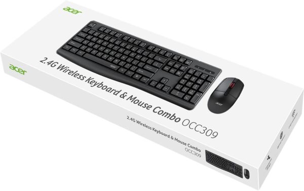 ACER OCC309 BK 2.4 Ghz Kablosuz Klavye+ Mouse set (10mt) ( Num-Lock Tuşu )