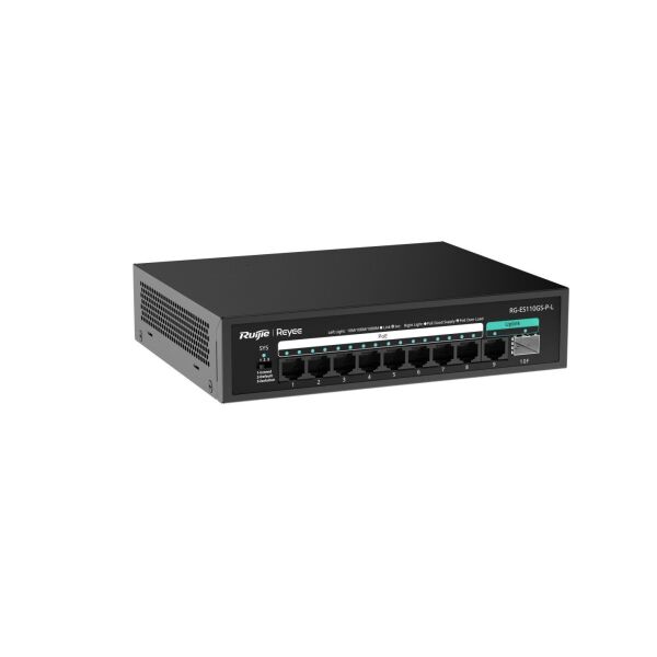 RUİJİE-REYEE RG-ES110GS-P-L 8XGE+2XGE 120W F.GİGABİT POE SWİTCH