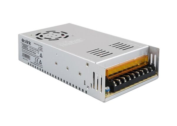 S-link SL-KA390 12V 30A 380W Metal Kamera Güç Kaynağı