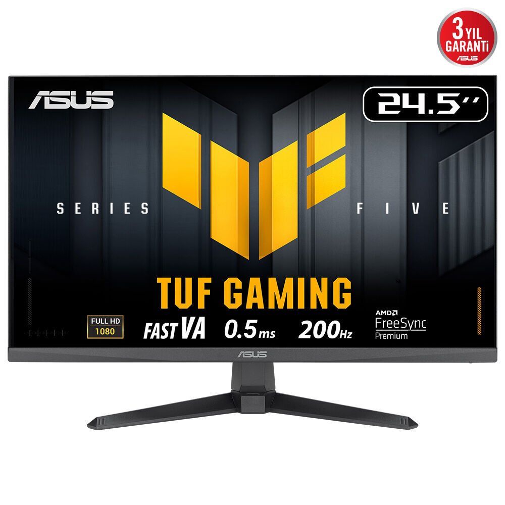 24.5 ASUS TUF GAMING VG257Q5A 0.5MS 200HZ FHD GAMING AI ELMB SYNC FHD FASY VA