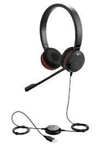 Jabra Evolve2 30 SE Duo Usb C-A Nc Kulaklıklı Mikrofon Çift Taraflı