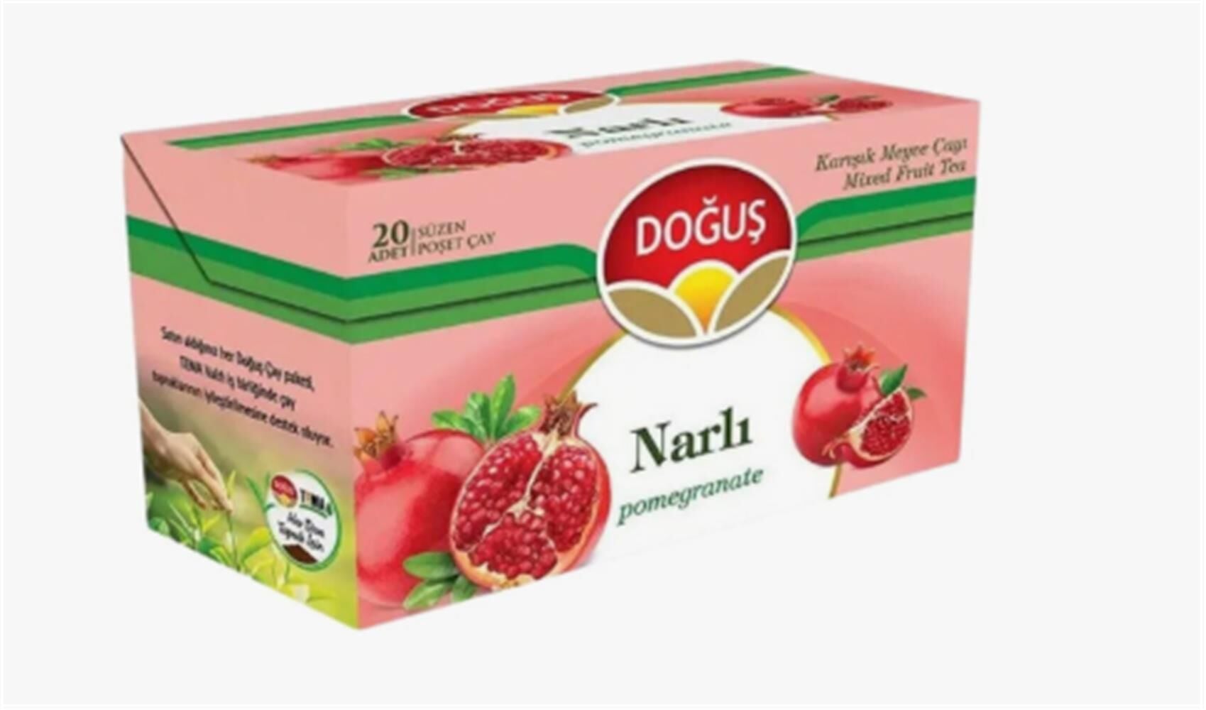 Doğuş Narlı Karışık Meyve Çayı Süzen Poşet Çay 20x1.90 gr