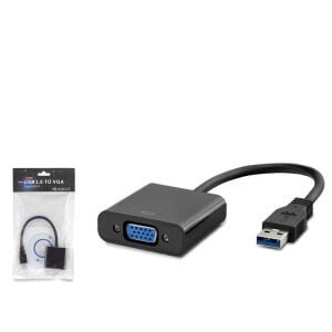 Hadron Hdx7779 Usb3.0 To Vga F Çevirici 1080P Siyah