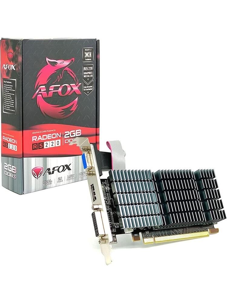 Afox Radeon R5 220 2gb 64BIT Ddr3 Pcı-Express 2.0 Ekran Kartı AFR5220-2048D3L4