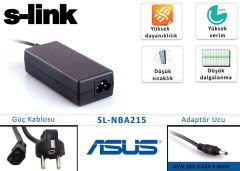 S-link SL-NBA215 65W 19V 3.42A 4.0mm-1.5mm Asus Ultrabook Standart Adaptör
