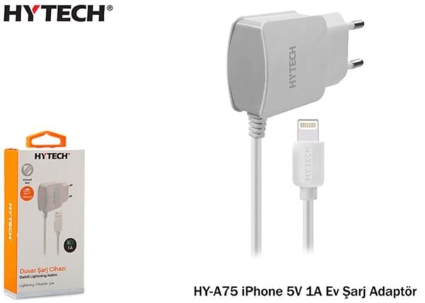 Hytech HY-A75 iPhone 5V 1A Ev Şarj Kablosu
