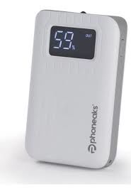 Phoneaks PA-LEDBESP10W LedFat 10.000mAh Beyaz Powerbank