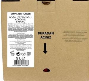Eyüp Sabri Tuncer Zeytinyağlı Köpük  Sabun 5lt Bag In Box Endüstriyel