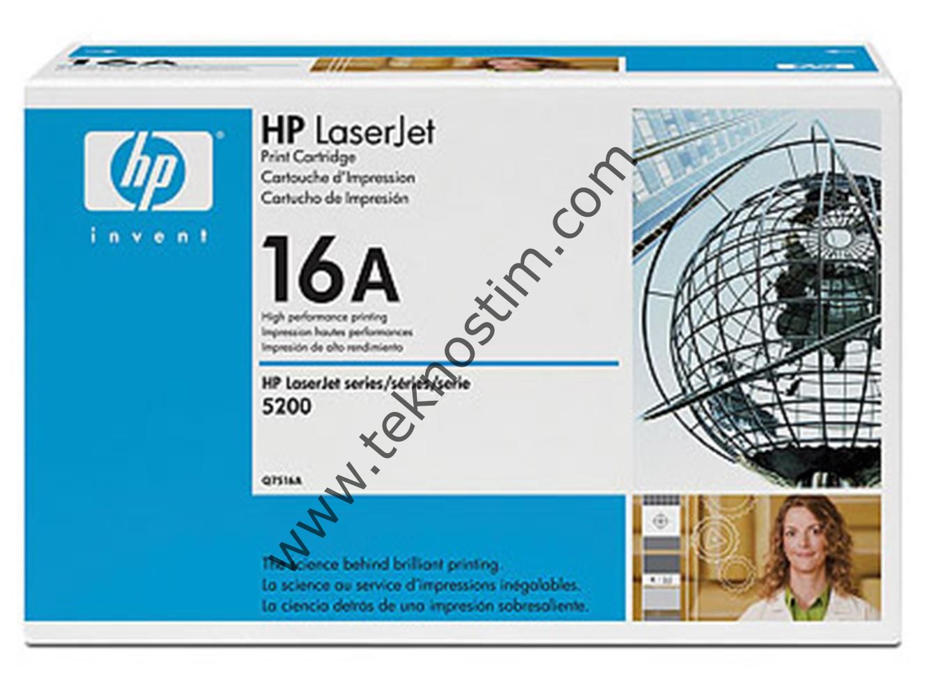 HP 16AC Black Siyah 12.000 Sayfa Toner Q7516AC