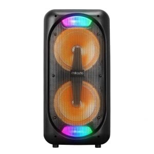Mikado MD-801KP 30W Bluetooth-USB-TF-FM-Led Işıklı Kablolusuz Mikrofonlu Toplantı-Parti Hoparlörü