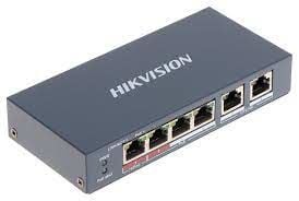 Hikvision DS-3E0106P-E-M 4 Portlu 10-100 Fast Ethernet Switch- 4 Port Poe 35W