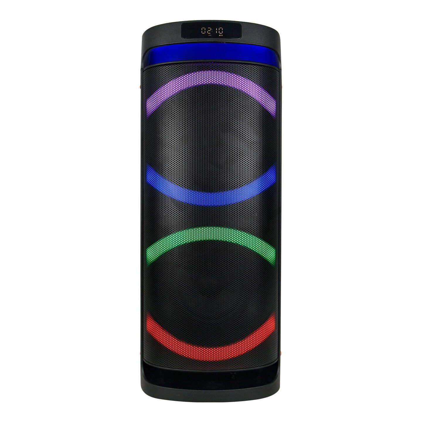 Mikado MD-288KP 80W RGB Işıklı USB-TF-FM-BT-TWS Kablosuz Mikrofonlu Öğretmen-Toplantı Anfisi