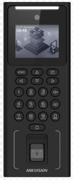 Hikvision DS-K1T321EFWX Keypadli Yüz Tanıma - Parmak İzi - Proximity Kart Okuyucu Bağımsız Terminal