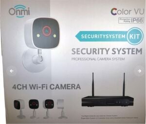 Apronx BS420 4 Kanal Nvr + 3Mp 4 Kamera Full Color Mik. Wifi Set