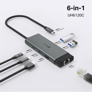 Tp-Link UH6120C USB Type C Docking Station 6 Port ( USB-C PD + USB C + USB 3.0 X2 )