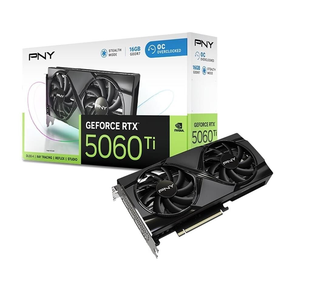 Pny RTX5060Ti OC 16 GB 128 Bit (VCG5060T16DFXPB1-O) Gaming (Oyuncu) Ekran Kartı