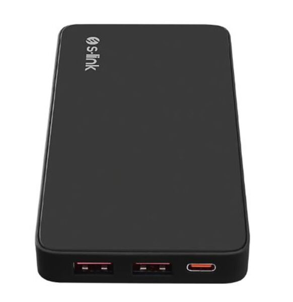 S-link P311L 10000mAh PRM LED Logo Siyah LCD Taşınabilir Pil Şarj Cihazı Powerbank