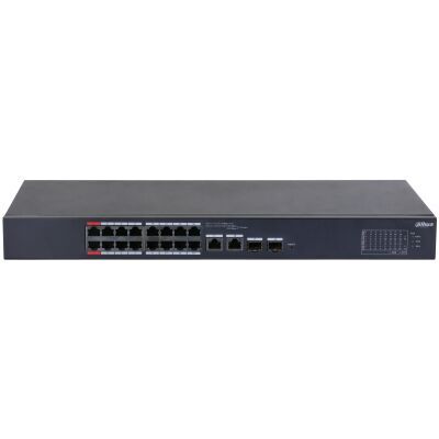 DAHUA CS4218-16ET-240 16 PORT 16XFE-2XGE-2XGE/SFP YÖNETİLEBİLİR MEGABİT 240W POE SWİTCH