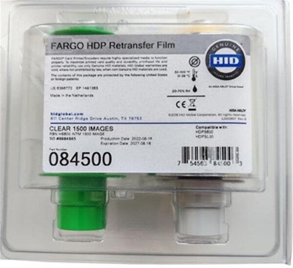 Fargo 084500 Transfer Film Ribbon HDP5000   1500 baskı